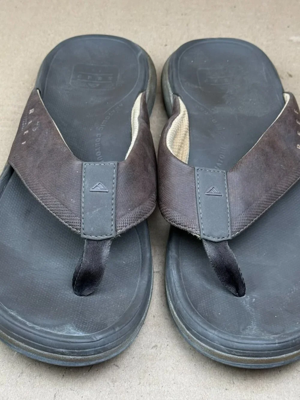 Reef Cushion Norte Men's Flip Flop Sandals Brown Size 12